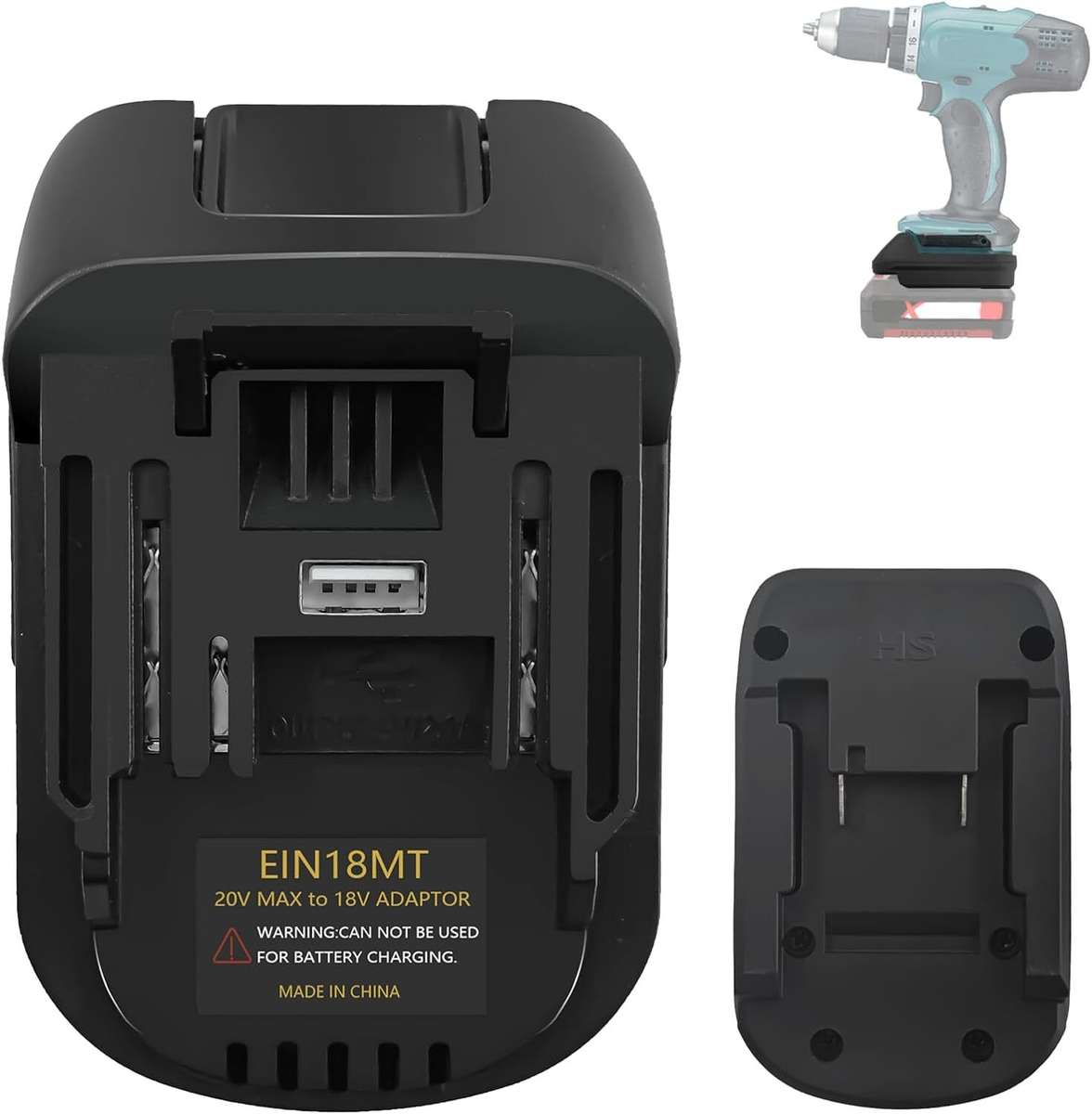 Adapter for Einhell 18V Li-ion Battery Converter to for Makita 18V Power Tools
