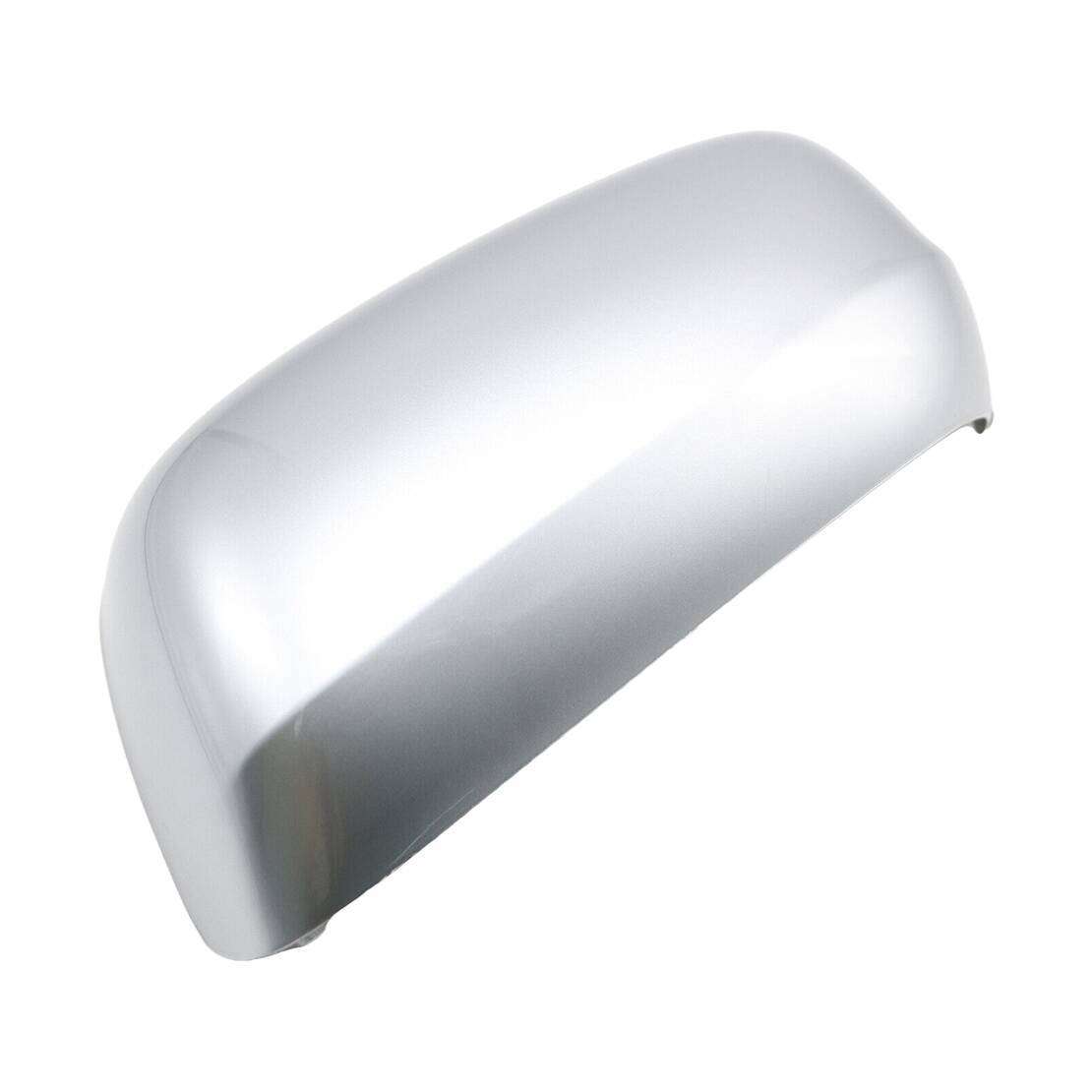 Silver Left Side Rearview Mirror Cap Cover Fit For Honda Fit/Jazz 2009-2013 ABS