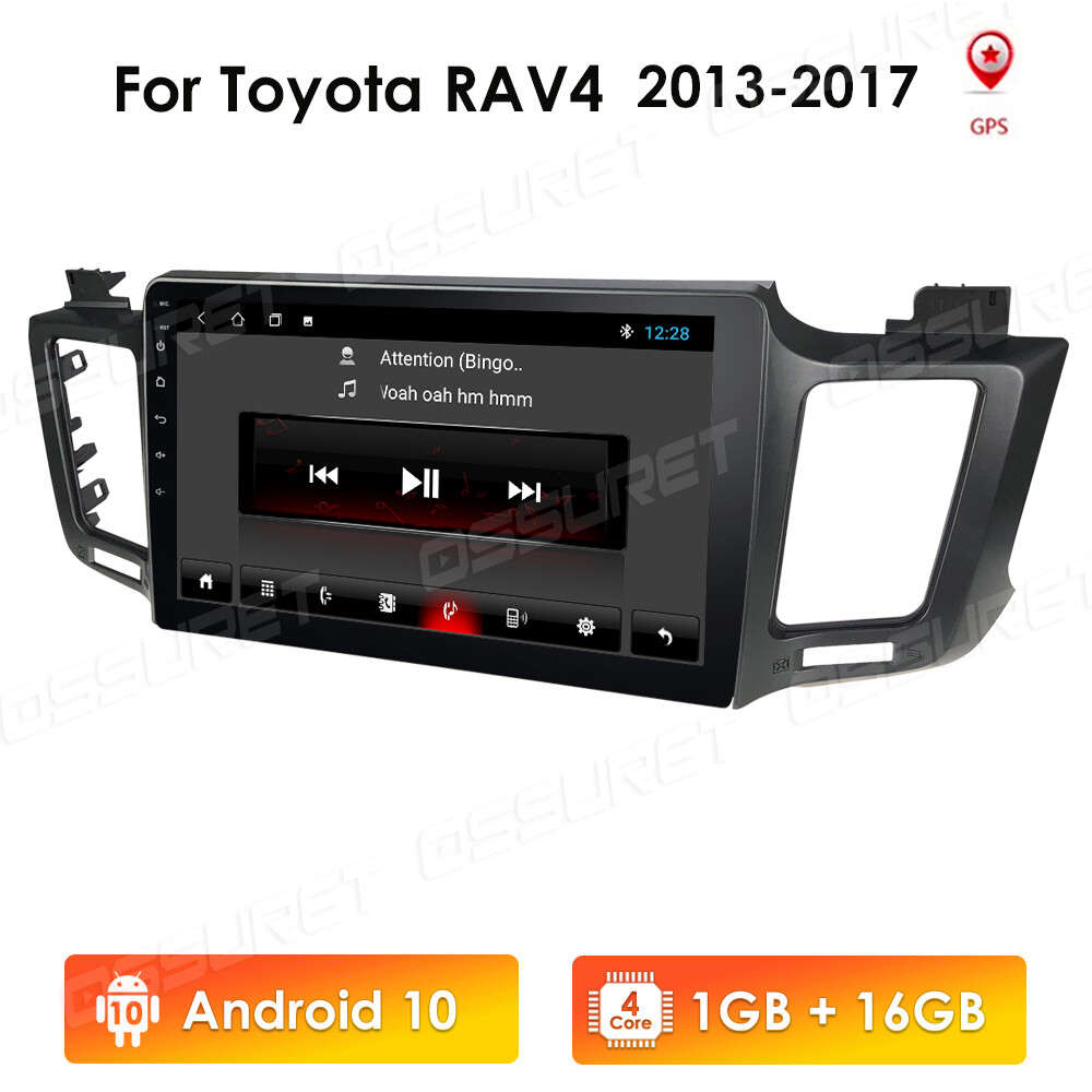 CarPlay Android11 GPS Stereo Radio Wifi For Toyota RAV4 2013 2014 2015 2016 2017