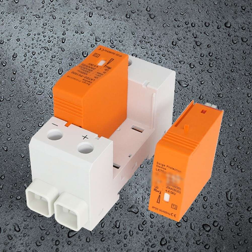 Effective Surge Protector For Solar Panels 2P DC500V 40KA DIN Rail Installation