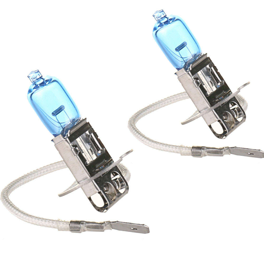 2x 12V 100W H3 Super White LED Halogen Car Driving Headlight Fog Light Bulbs New