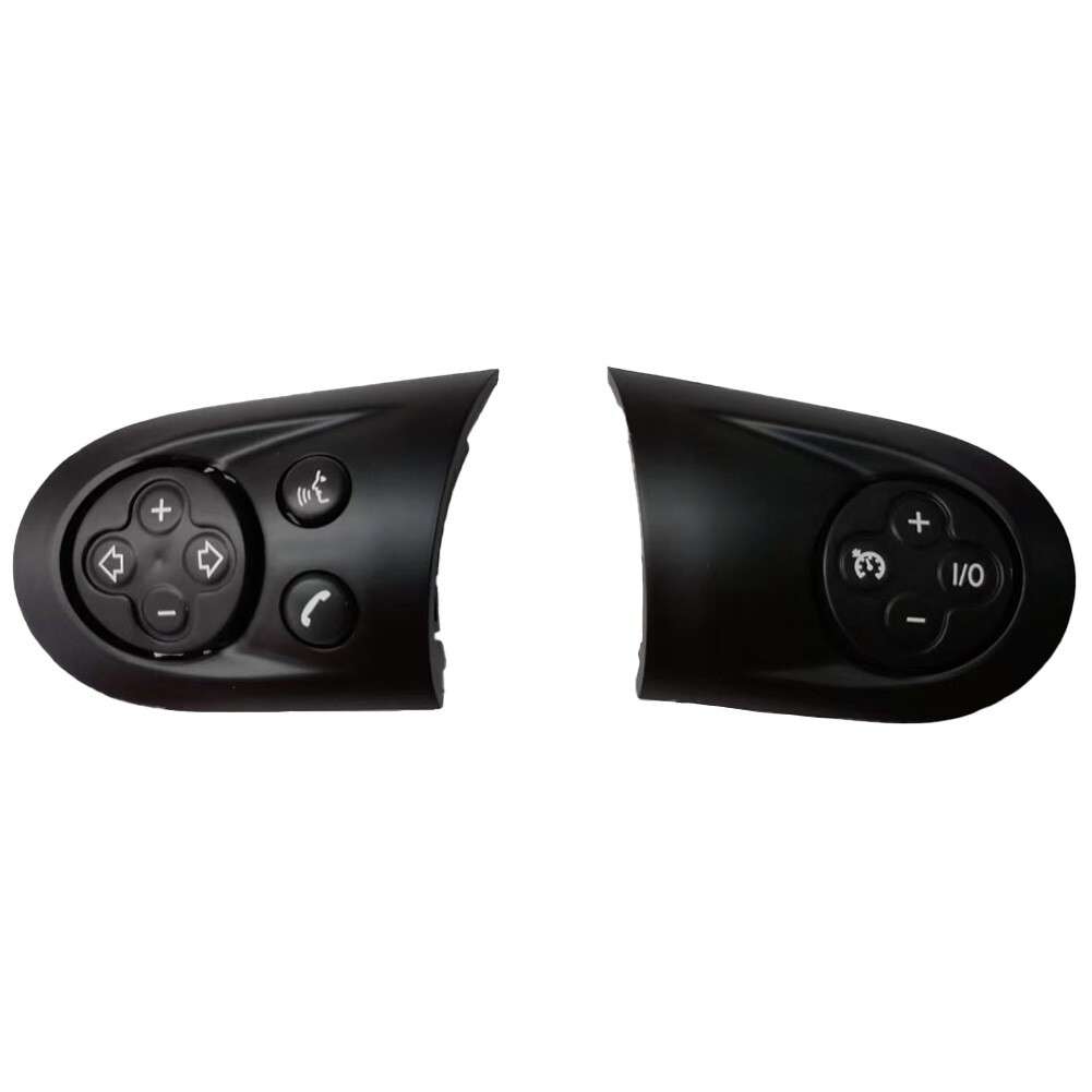 1 Pair Steering Wheel Control Switch Cover For MINI For Cooper R55 R56 R60 07-14