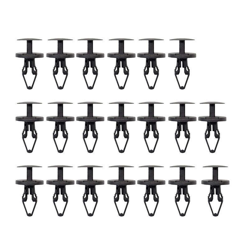 20x Black Nylon Push Type Retainer Clips Fit For GMC Chevrolet Buick Pontiac