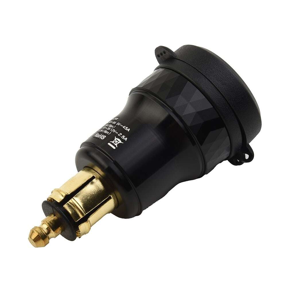 Dual USB Charger DIN Plug Socket Adapter For,Ducati,Motorcycle