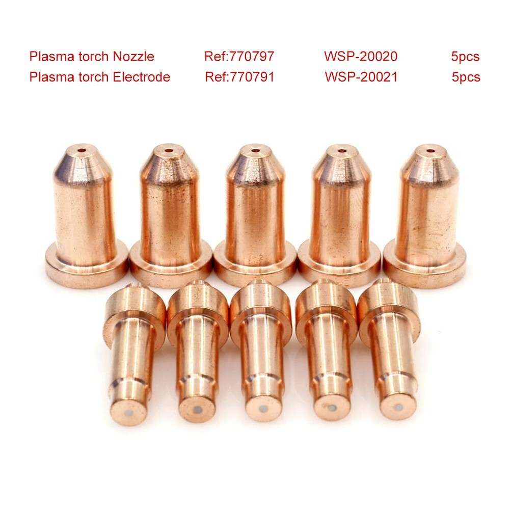 10 X Plasma Electrode Tips 40A For Hobart 40i,XT12R,XT30R,XT40R/770791/770797