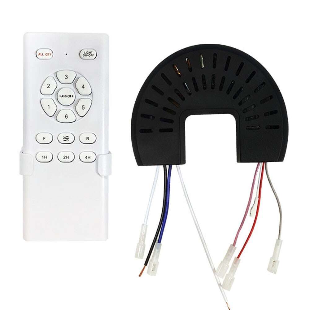 Wide Voltage Range Remote Control Kit For 24V 6 Speed Ceiling Fan Light