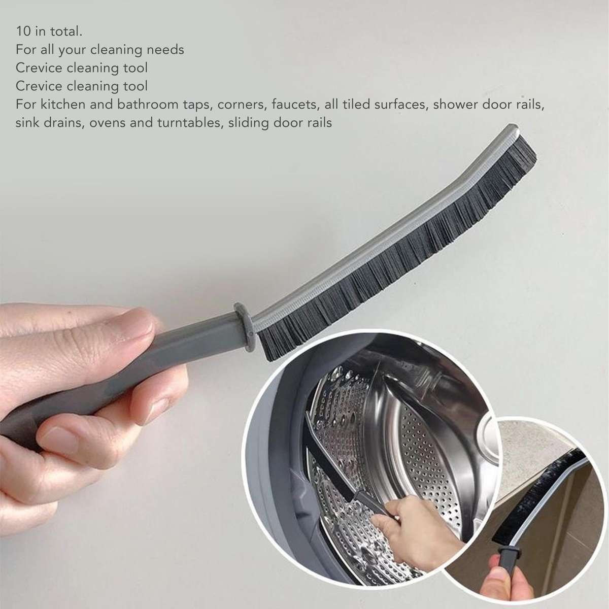 10pcs Crevice Cleaning Brush Multifunctiona