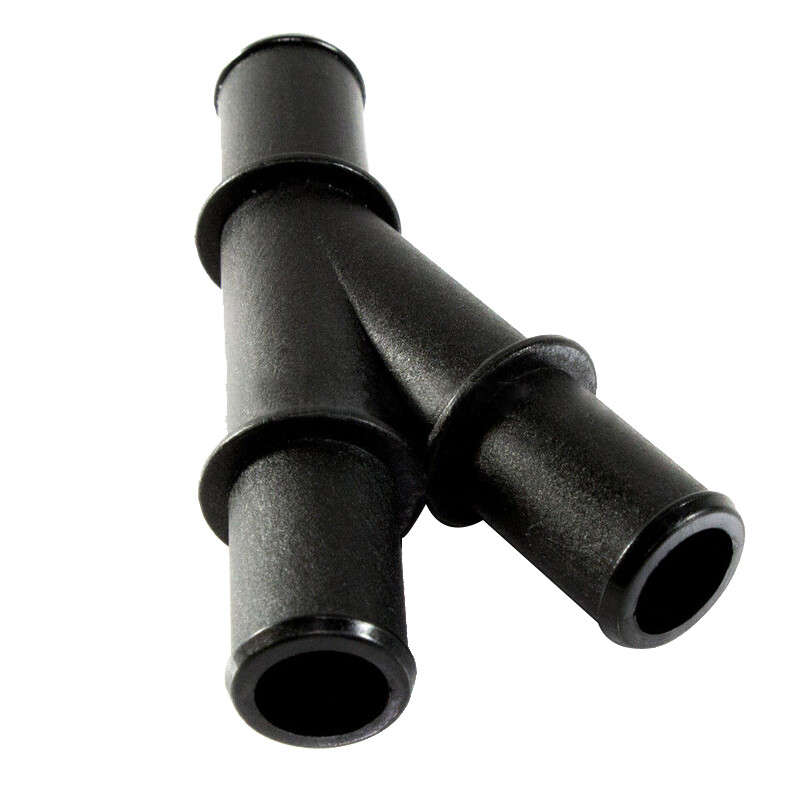 2x 3/4" x 3/4" x 3/4" Y Heater 3 Way Water Hose Pipe Fitting Barb Connector New