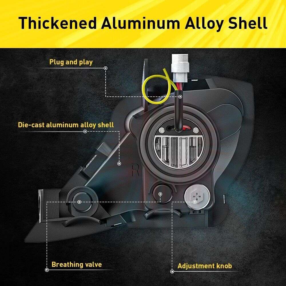 LED Headlights DRL Turn Signal Assembly For YAMAHA YFZ 450 RAPTOR 700 700R /350