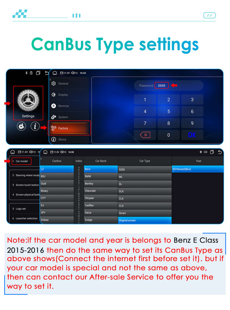 8-Core CarPlay Radio GPS 4+32GB for Mercedes Benz E Class W212 E300 E350 NTG 5.0
