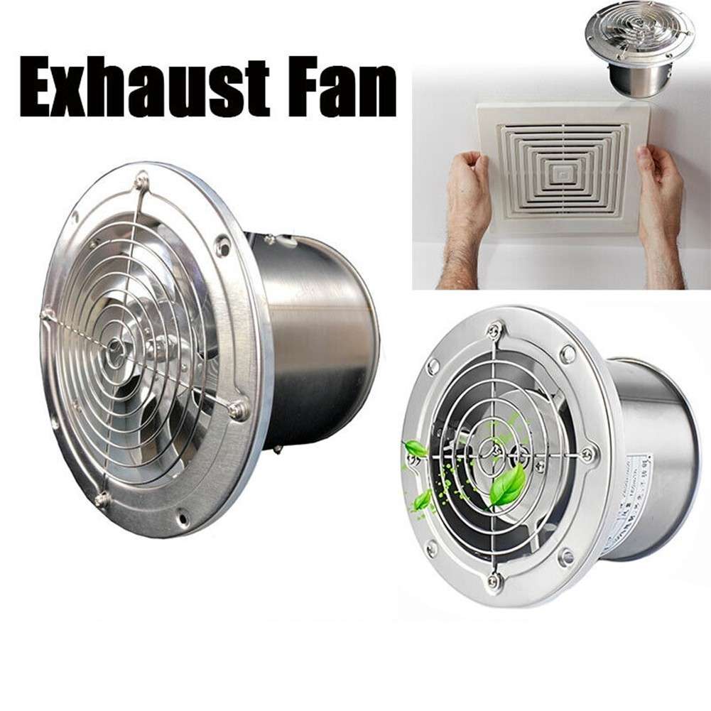 Sleek Round Exhaust Fan With Handy Installation And Practical Function