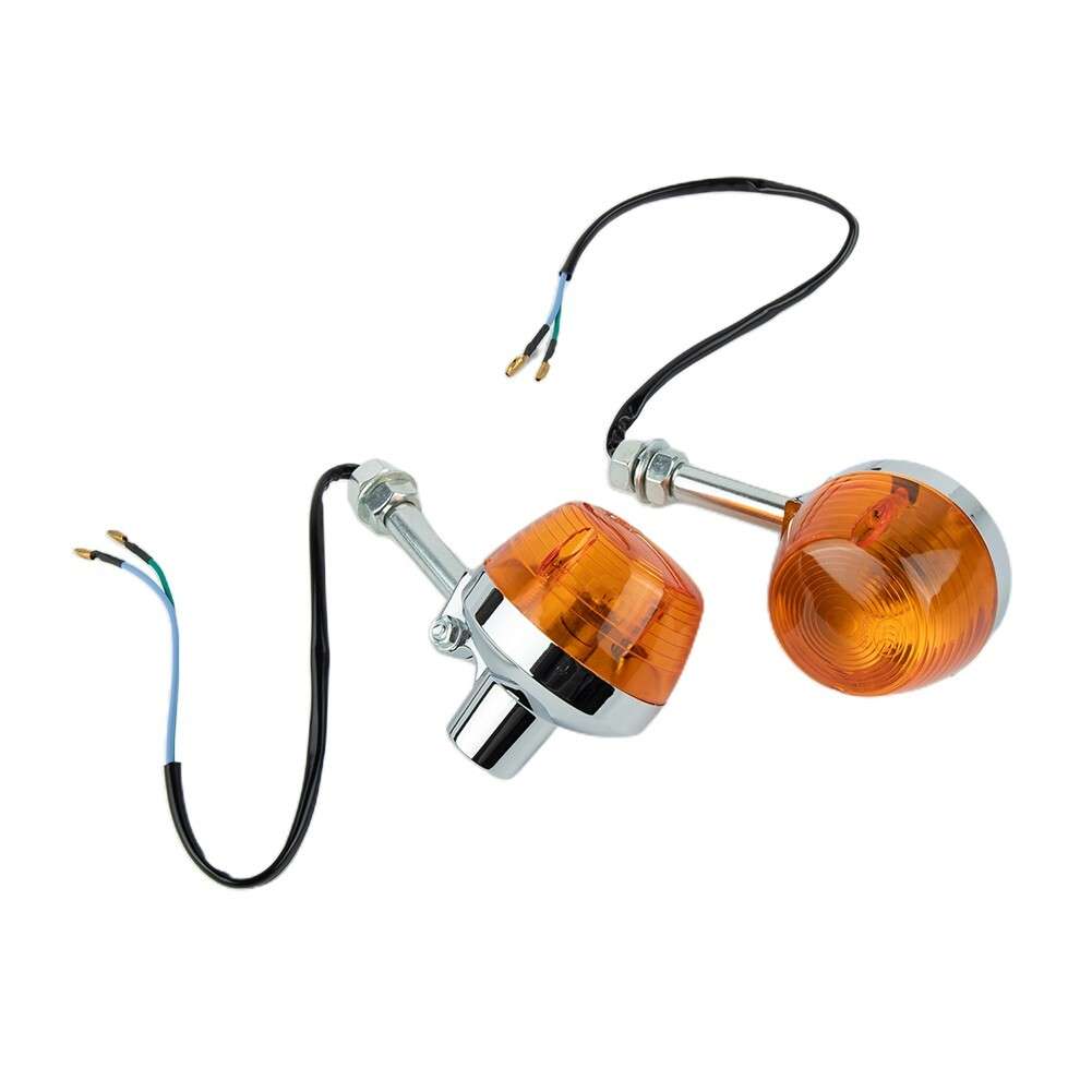 10mm Motorcycle Turn Signal Light Custom Indicator For C70 CT70 CT90 XL100
