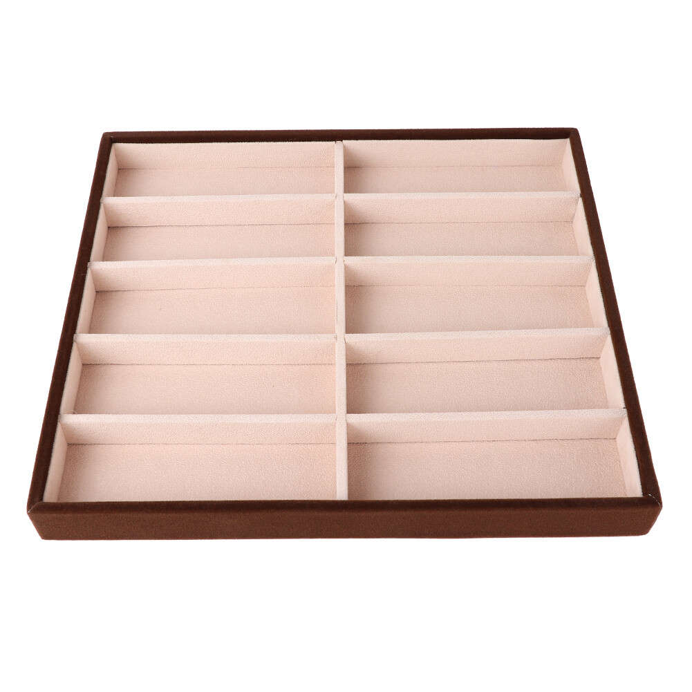 Sunglass Box 10 Grids Modern Glasses Organizer Eyeglass Display Storage Case CHW