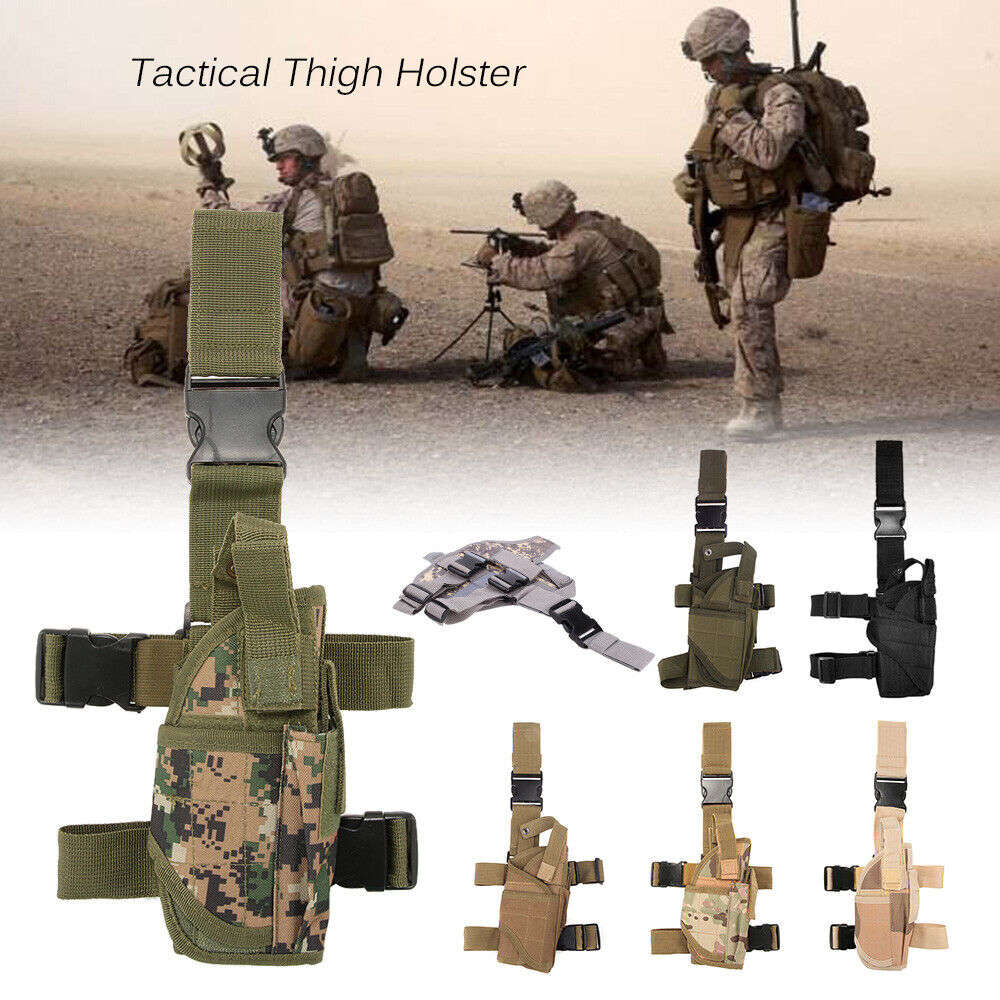 Drop Left/Right Leg Gun Holster Gun Bag (BEIGE)