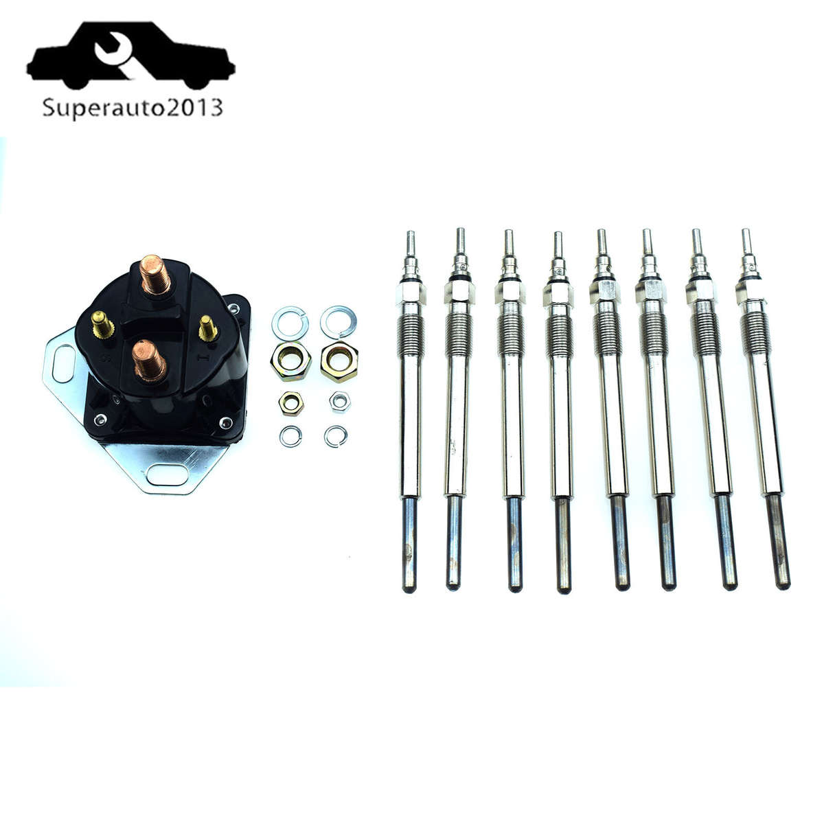 F4TZ12A342BA New Glow Plug & Controller Kit For 1997-2003 Ford 7.3L Powerstroke