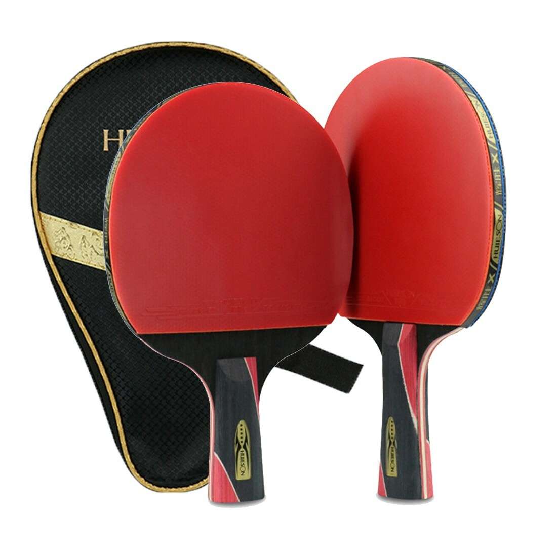 Single Professional Training Carbon Table Tennis Bat Racket Ping-Pong Paddle