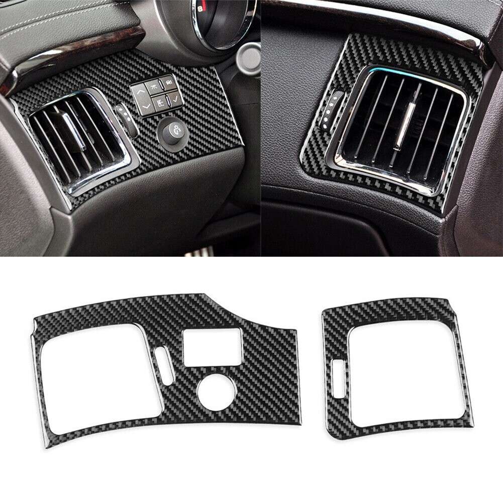 31Pcs Carbon-Fiber Full Interior Decorative Cover Trim For CTS 2008-13