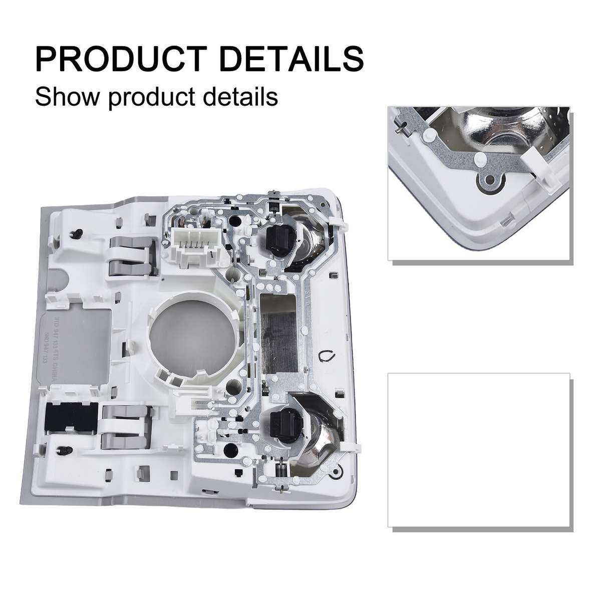 Car Interior Roof Reading Ceiling Light For Golf For Passat 1K0947105P Gray