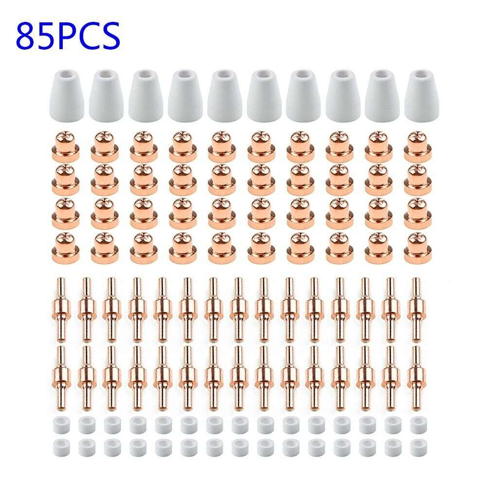 85x/set Plasma Nozzles Set Cutter Consumables Replacement Torches Welding
