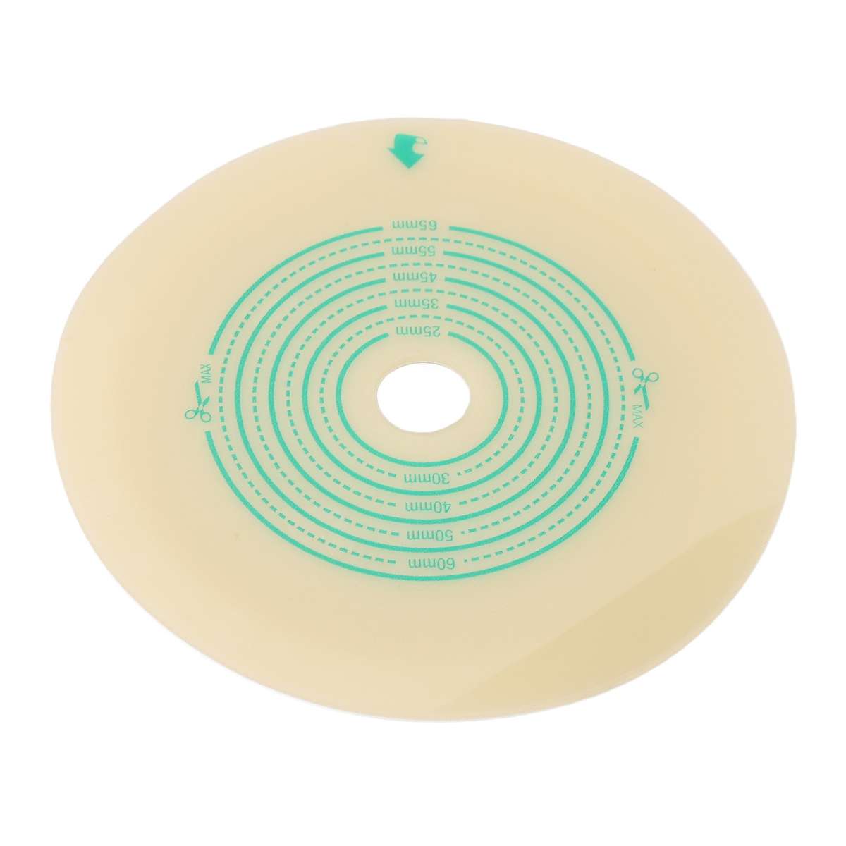 5pcs Ostomy Bag Barrier Clear Scale Cuttable Self Adhesive Hydrocolloid Colo CHW