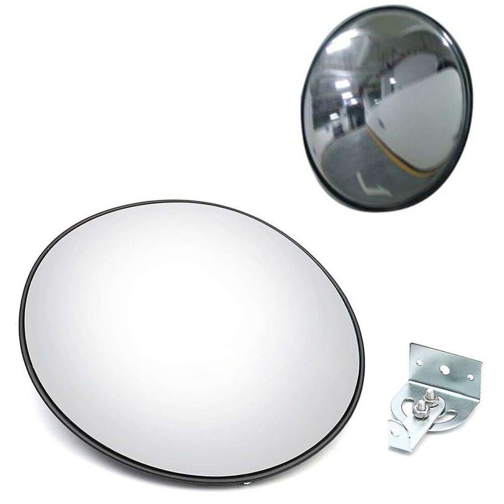 12" Traffic Convex Mirror Wide Angle Safety Mirror Driveway Outdoor Security New