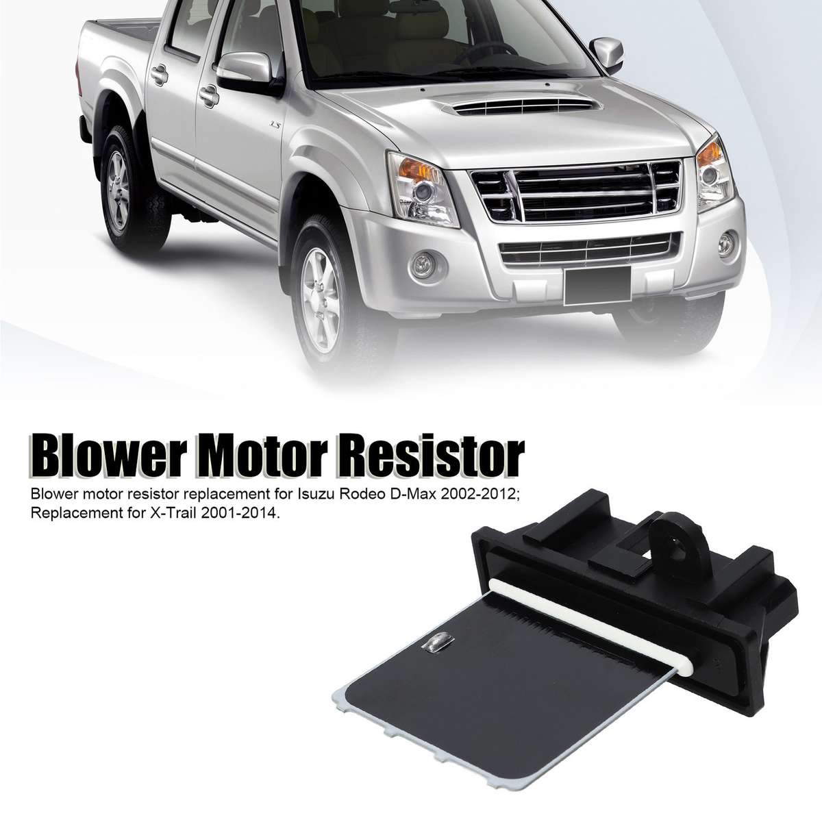 Car Blower Motor Fan Resistor 8980493940 For Isuzu Rodeo D 20022012 CHW