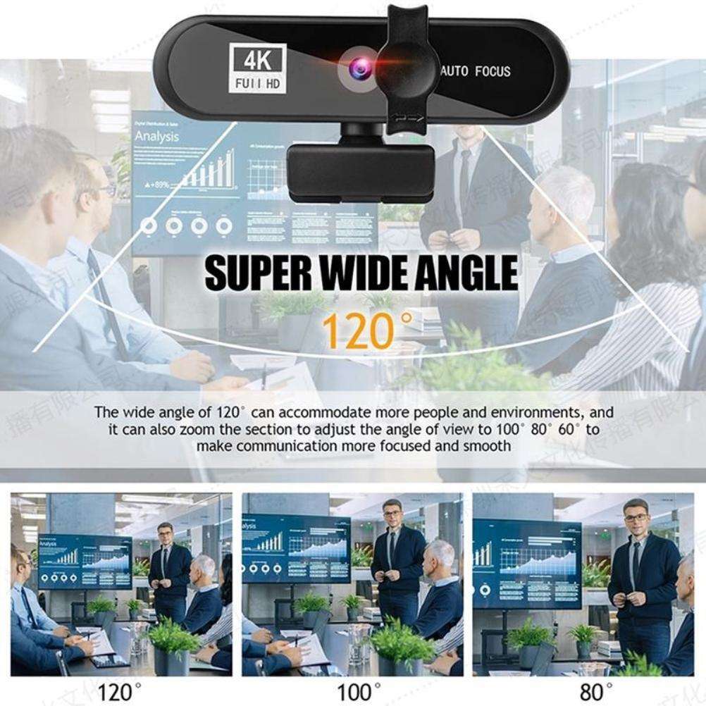 1K HD Webcam Autofocus Live Webcam USB Free Drive With Mic Computer Camera CHW