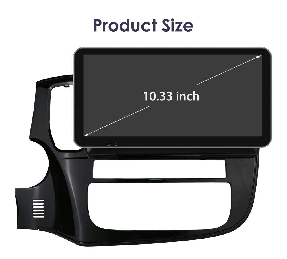 10.33" Android For Mitsubishi Outlander 2012-2018 Carplay Car Radio GPS WIFI SWC