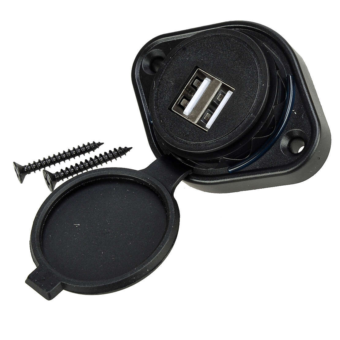 3.1A Car Dual USB Port Phone Charger Power Adapter LED Twin Socket Parts