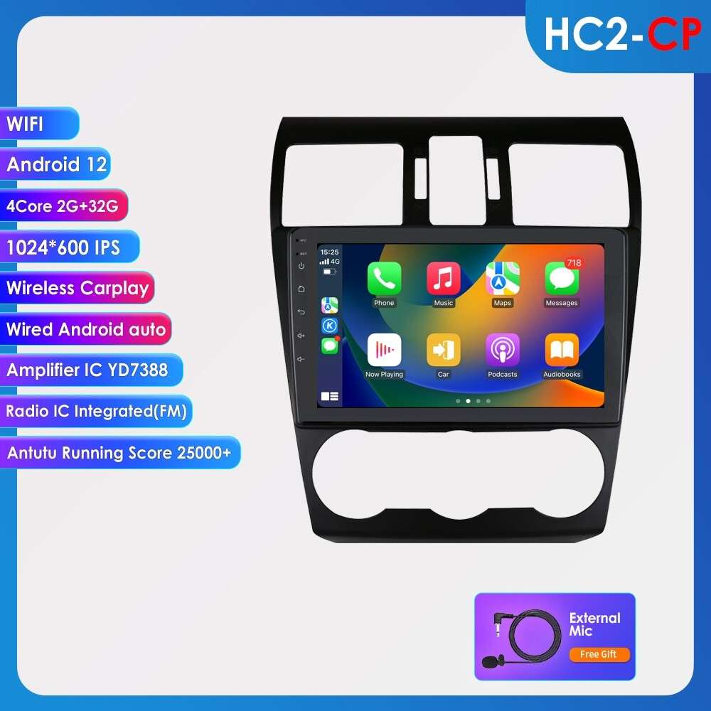 9" Android 13 Car Stereo Radio GPS Carplay For Subaru Forester Impreza 2012-2014