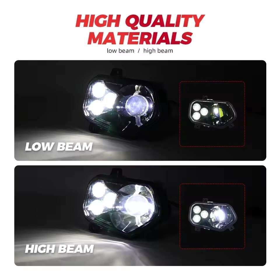 LED Headlight Conversion Replacement Head Lamp for Polaris RZR 800 RZR 900 XP