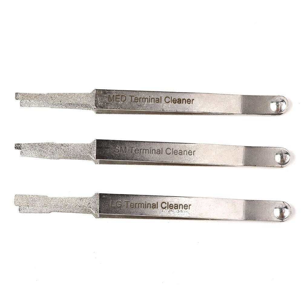 Pin Cleaning Tool Tweezer Set Spade 3pcs Connector for DURABLE High Quality