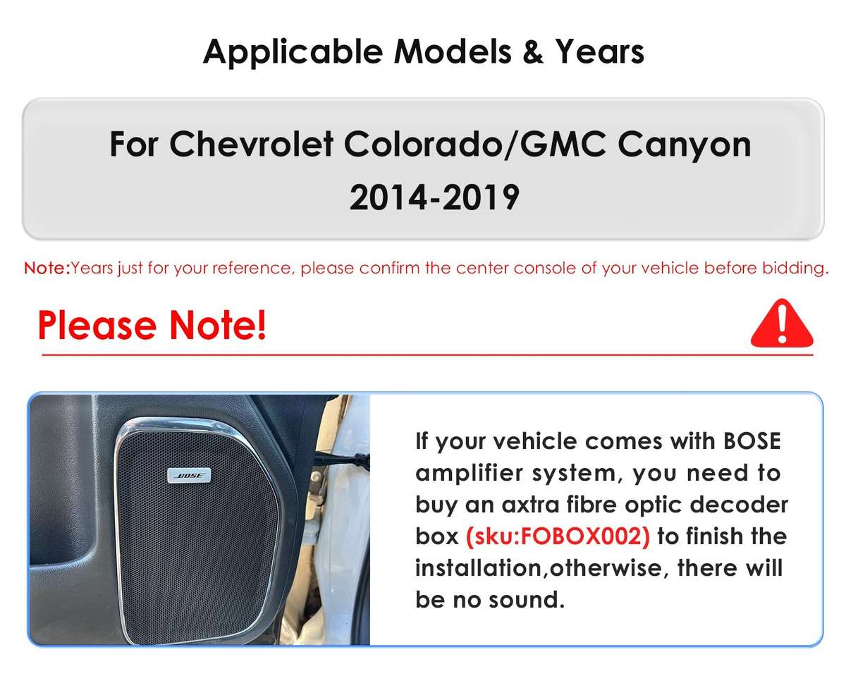 9.7'' For Chevrolet Colorado 2015-2019 GMC Canyon 8Core Android 13 Car Radio GPS