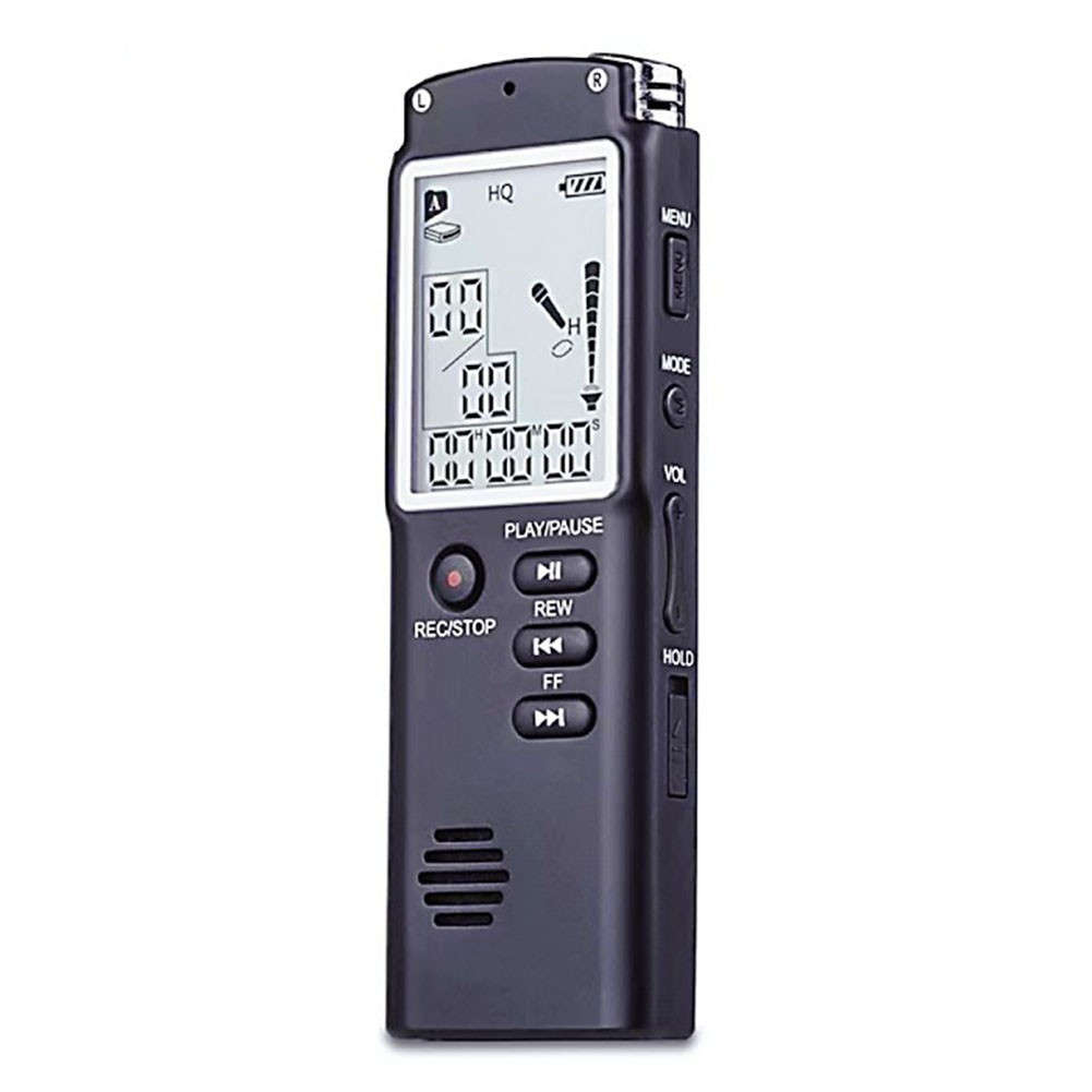 Professional USB Dictaphone Voice Recorder With WAV MP3 Player Functionality
