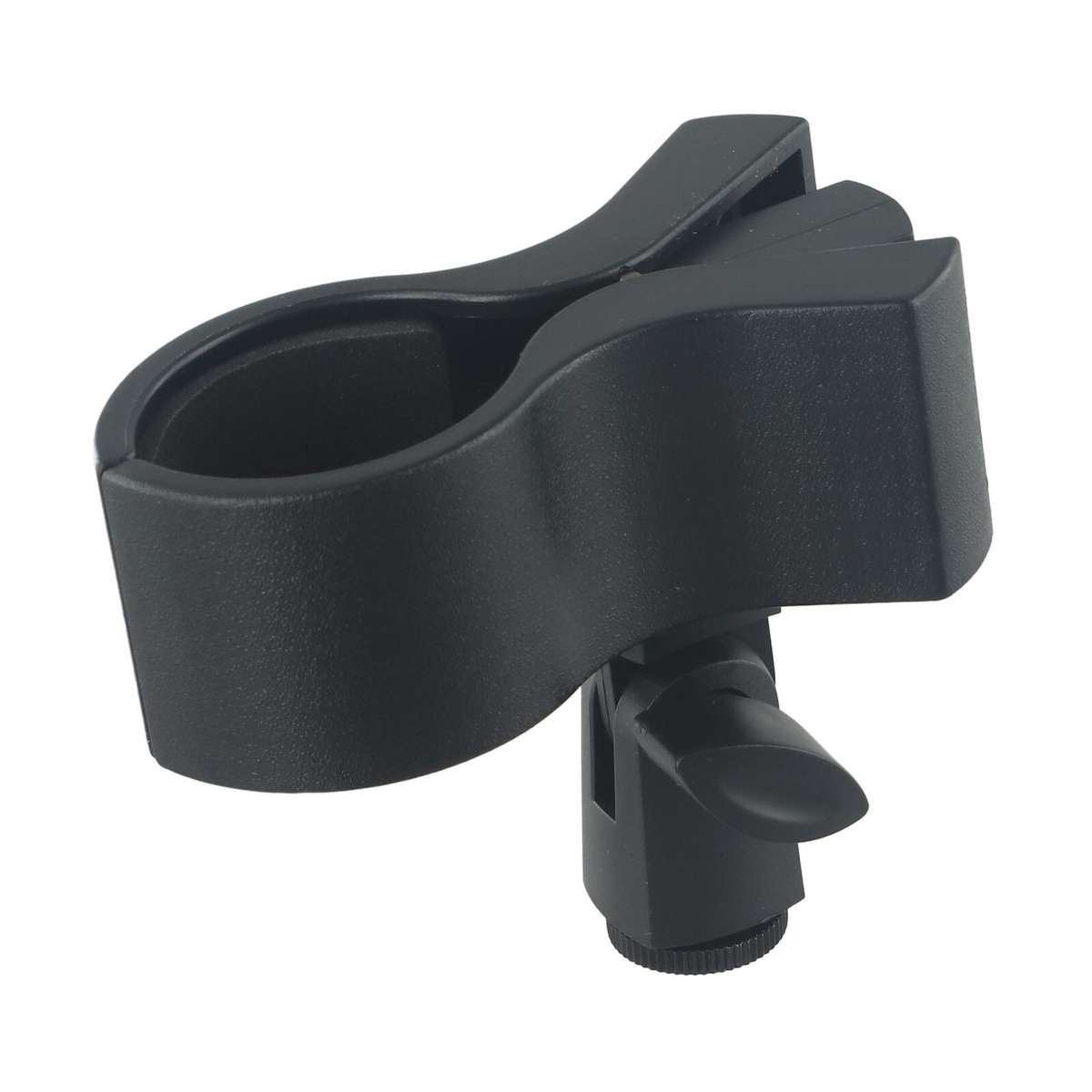Large Microphone-Clip Clamp Holder With 3/8 Adapter For 3.2-6.8CM Mic