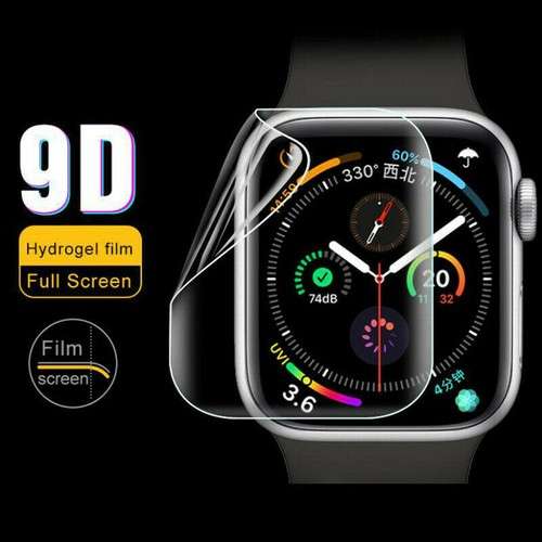 2 x Apple iWatch Soft Hydrogel Silicone Full Cover Screen Protectors FOR ALL MODELS