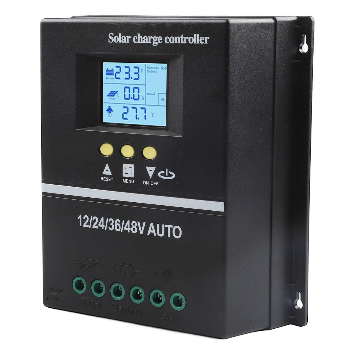 200A MPPT Solar Charge Controller With Dual USB Ports For Multiple Devices