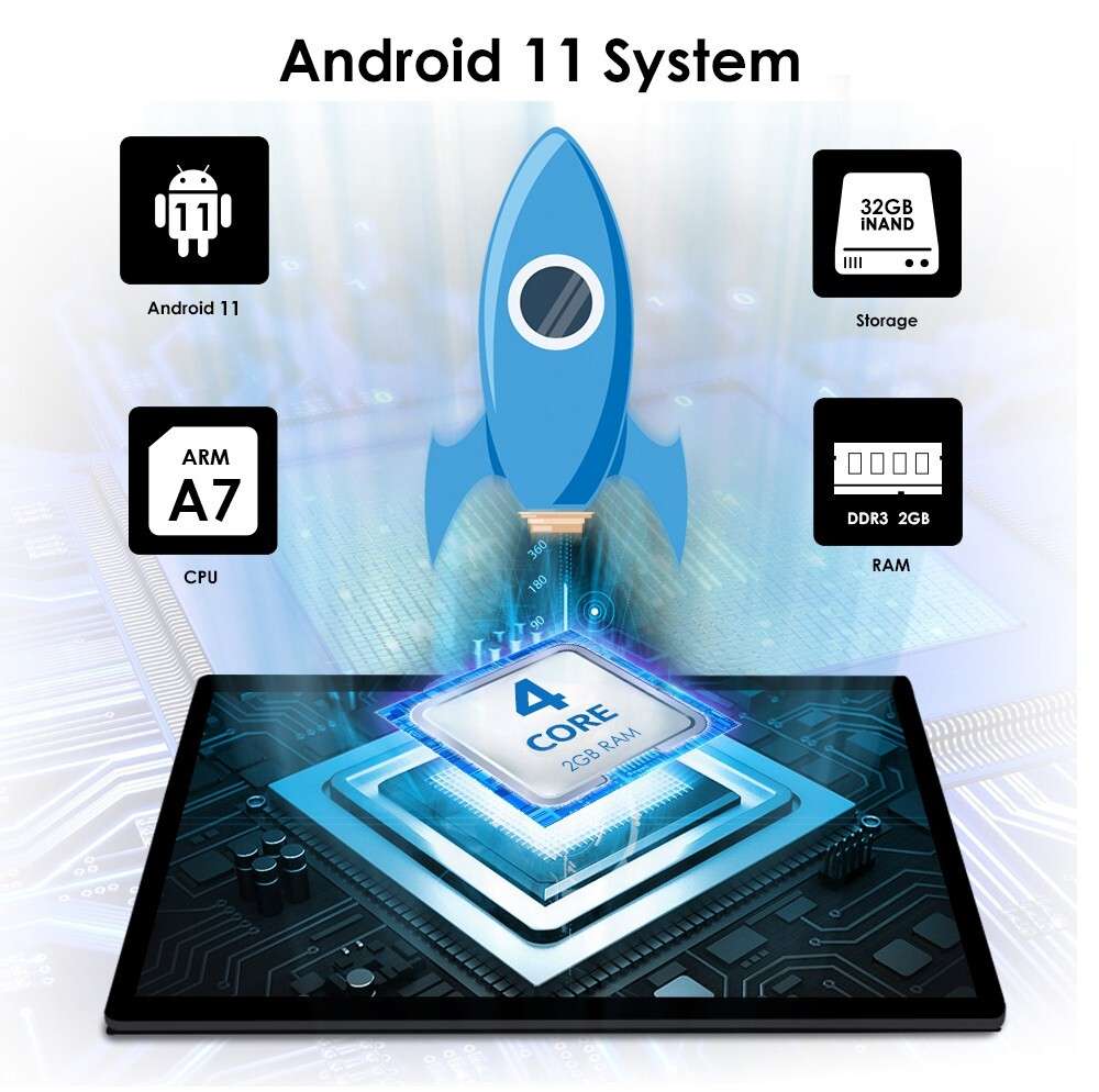 Double 2Din Android 11 Apple Carplay Car Radio Player GPS Navi Stereo Bluetooth