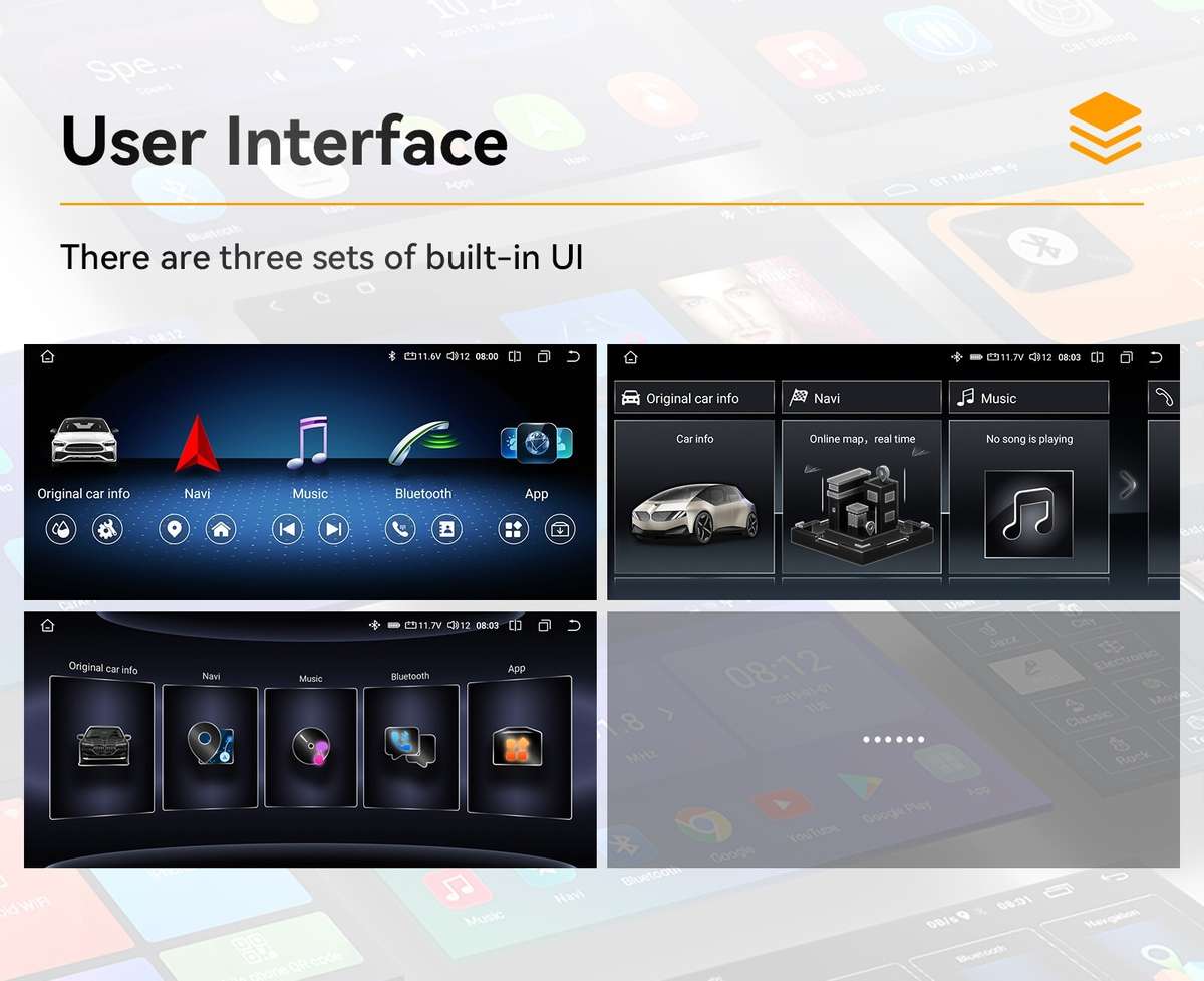 10.25'' Screen Android14 CarPlay Radio GPS For Benz E coupe C207 A207 2+32GB CAM