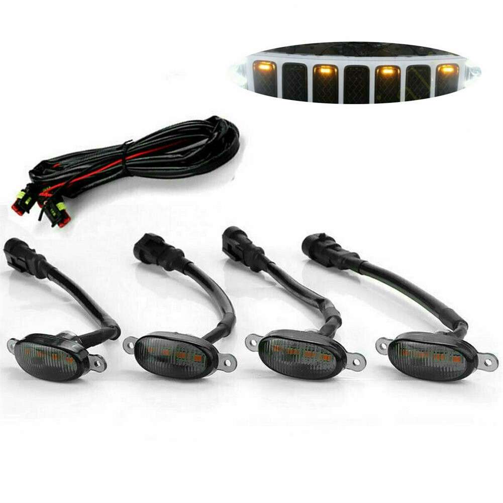 Front Grille LED For Jeep Grand Cherokee Front LED Parts Replacement Car Parts