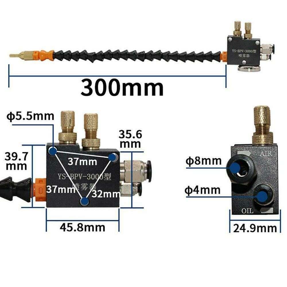 24V 3L Lubrication Spray Spray Cooler Coolant Pump Oil Mist Sprayer