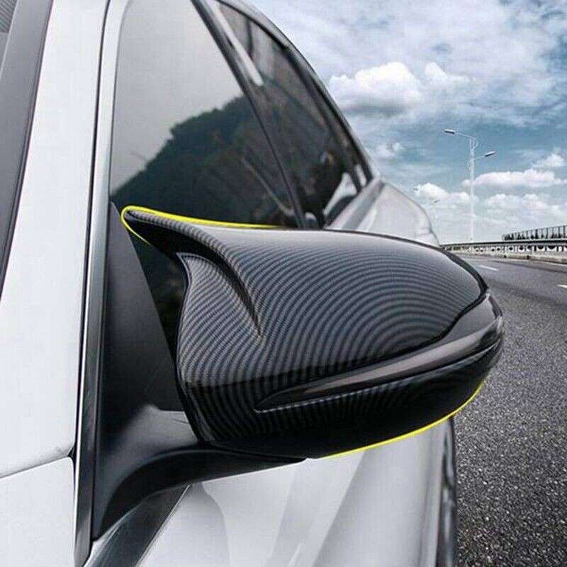Carbon Fiber Side Rearview Mirror Cover Cap For Mercedes For Benz C E S GLB