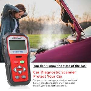 Auto Diagnostic Scanner OBD2 Diagnostic Tool KW818 Multi-Language Scanner Code Reader (Konnwei)