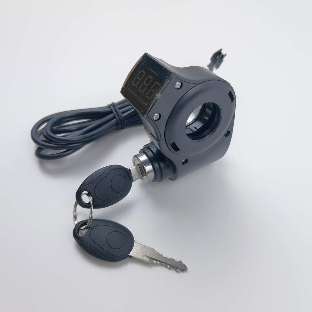 Power Switch With-Keys for IGNITION Voltmeter\\For/pro Electric Scooter UK