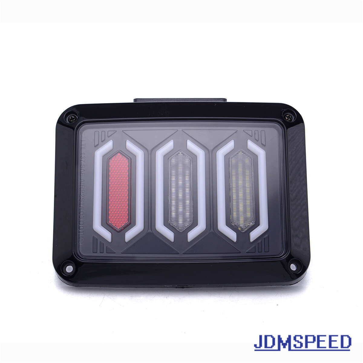 For Jeep Wrangler JKU JK Smoked Avenger 07-18 LED Tail Light W/Turn Signal Lamp
