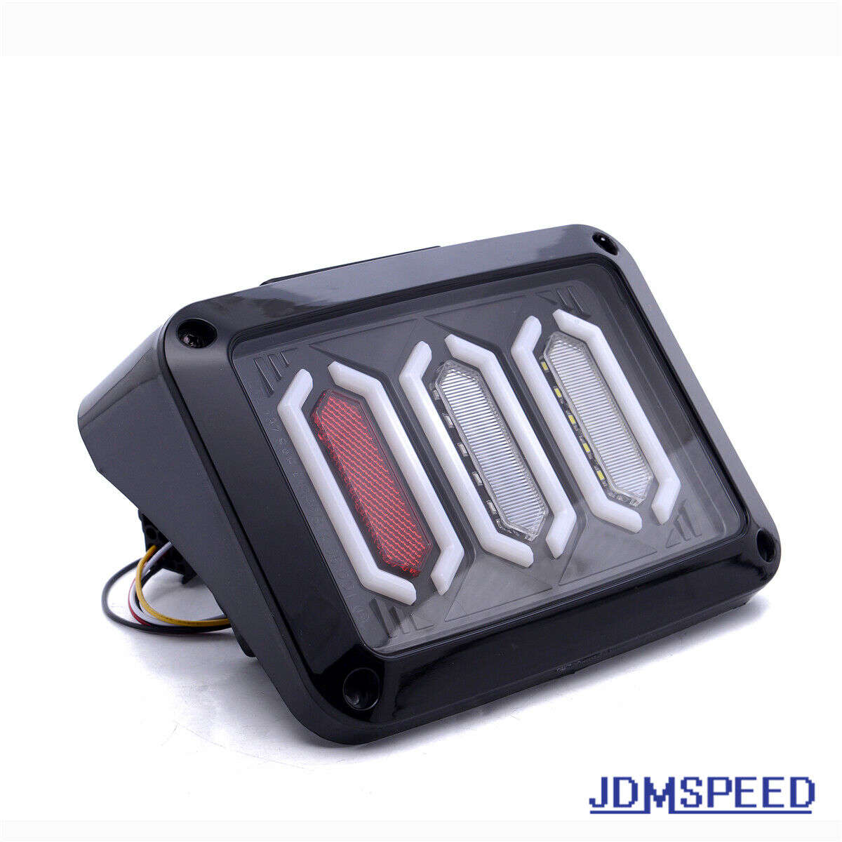 For Jeep Wrangler JKU JK Smoked Avenger 07-18 LED Tail Light W/Turn Signal Lamp