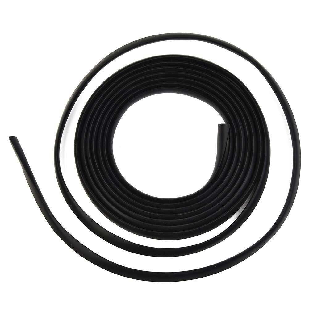 4m V-Type Car Seal Strip For Auto Car Side Glass Rubber Black Parts
