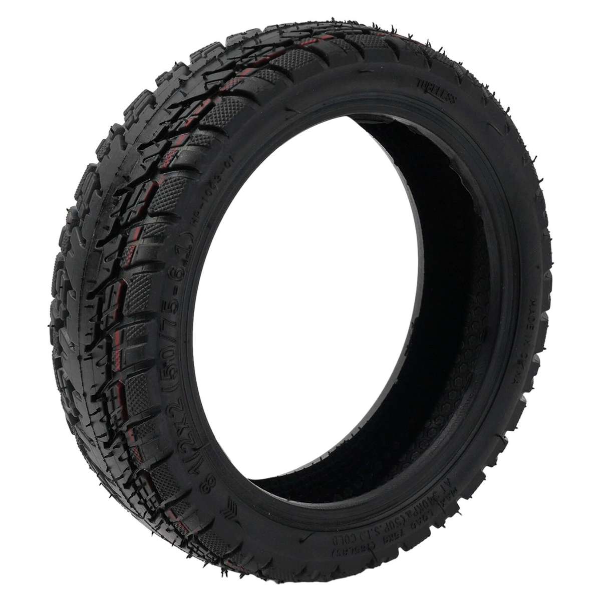 8 1/2*2 Electric Scooter Tire 50/75-6.1 Off-road Tubeless Tyre For
