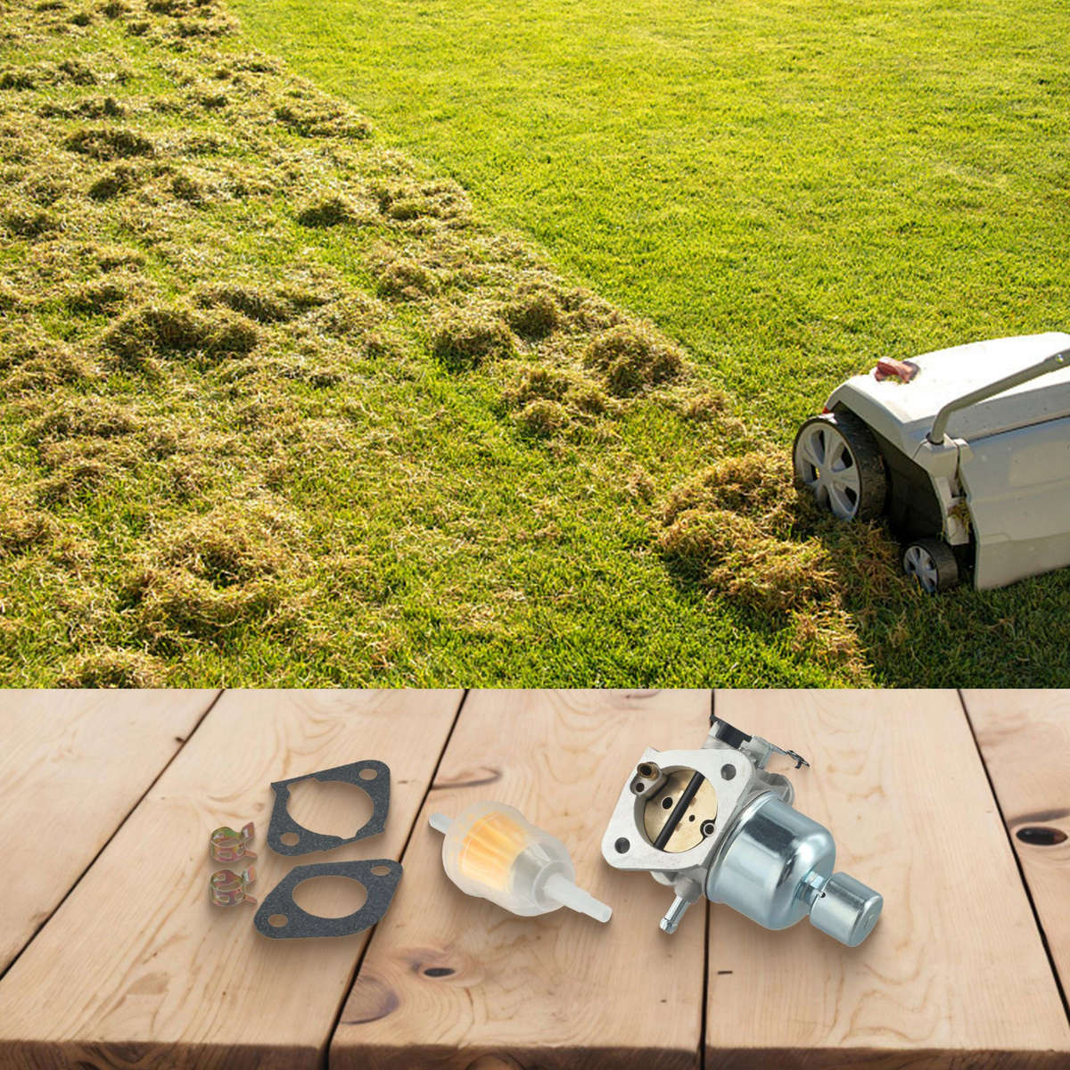 For KAWASAKI PART 15004-0985 CARBURETOR FOR FR691V REPLACES 15004-0829.Rep