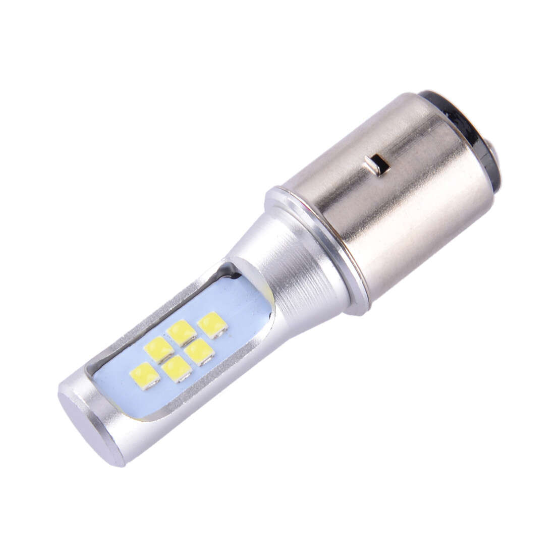 Fit For Honda Yamaha Kawasaki BA20D White LED Motorcycle Headlight Bulb B8